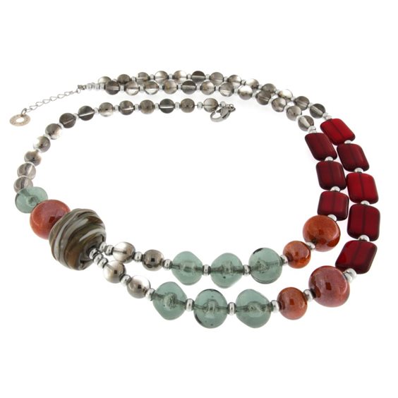 Necklace Antica Murrina Venezia Woman MEGAN in Glass COB80A11 - COB80A11